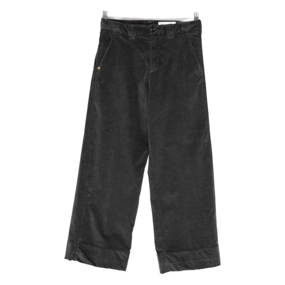 WHITE SAND Women's High-Waisted Wide Leg Trousers Women BLUE Pants